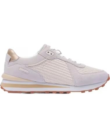 POPA BASKETS 081 BLAKE RAFIA FEMME BLANC BLANCO