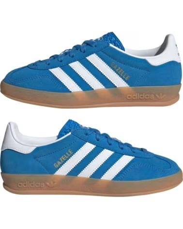 ADIDAS ZAPATILLAS GAZELLE INDOOR J BLUBIR-FTWWHT-GUM2