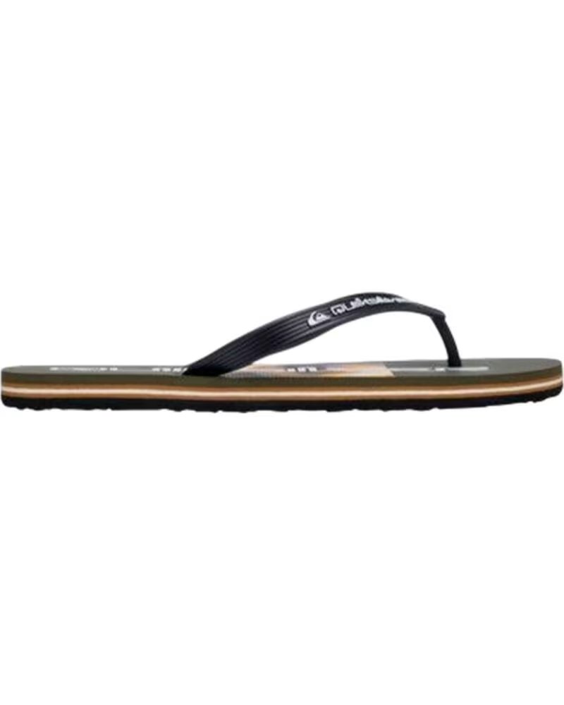 QUIKSILVER Chanclas Molokaistripe26 Cre6 en amarillo para unisex GRAPE LEAF HOLMES