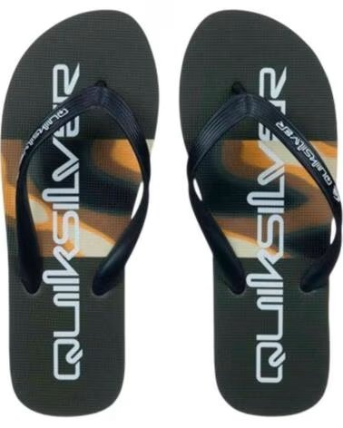 QUIKSILVER Chanclas Molokaistripe26 Cre6 en amarillo para unisex GRAPE LEAF HOLMES