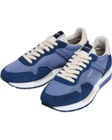PEPE JEANS BASKETS PMS400037-562 POUR HOMME 562UNION BLUE