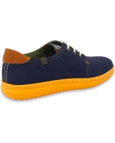 BAERCHI ZAPATOS 225-4130 AZUL BEIGE HOMBRE
