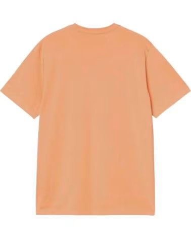 CARHARTT WIP T-SHIRT S-S POCKET GENTLE ORANGE