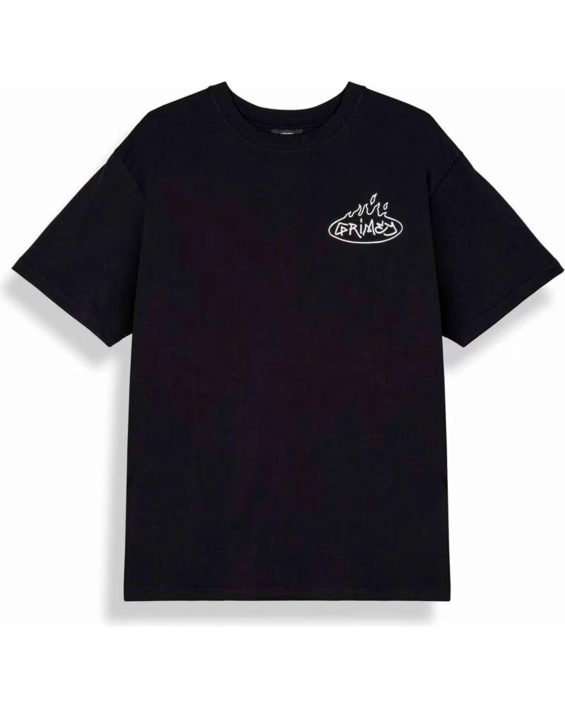 GRIMEY T-SHIRT THE CHARACTER CLASSIC FIT TEE BLACK