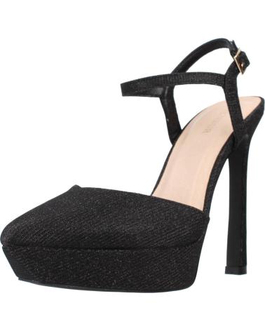 Sandalias de Mujer MENBUR SALON PLATAFORMA DESTALONADO NEGRO