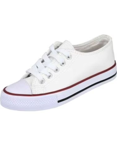 BUBBLE BOBBLE ZAPATILLAS 070-385142 DE LONA UNISEX BLANCO