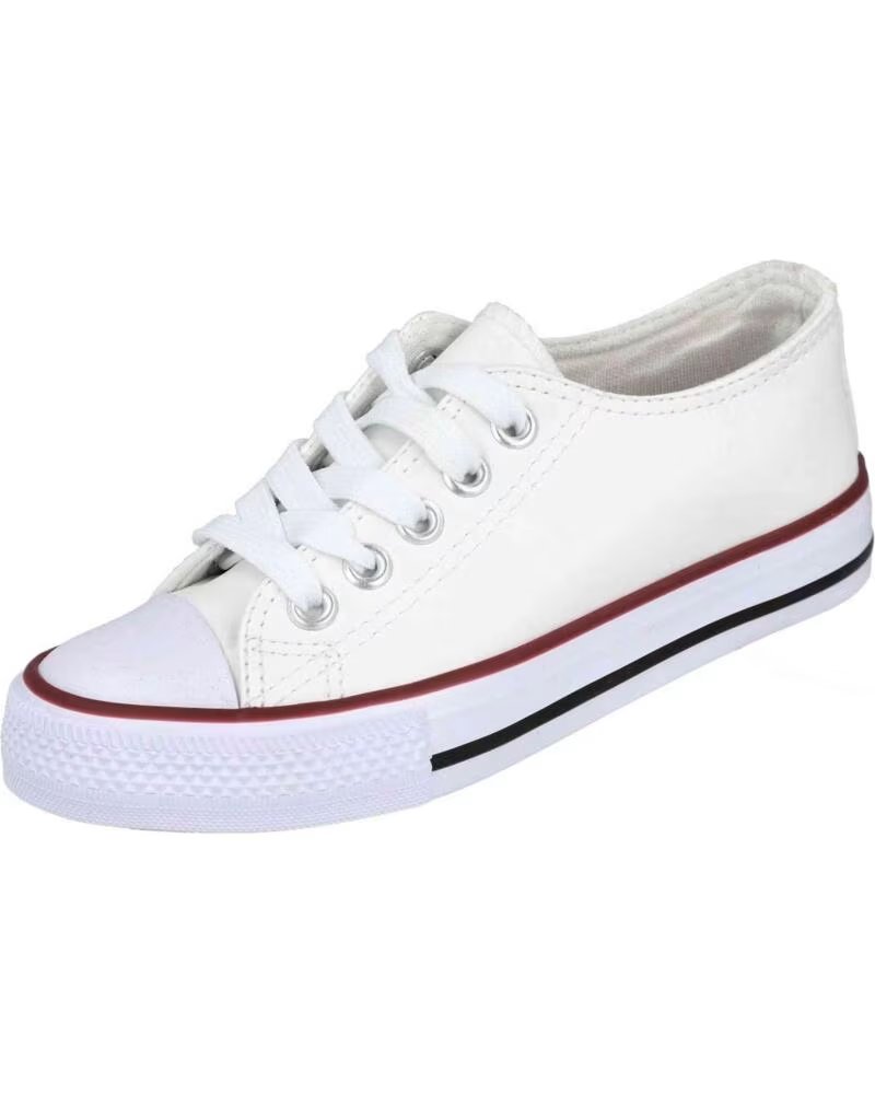BUBBLE BOBBLE ZAPATILLAS 070-385142 DE LONA UNISEX BLANCO