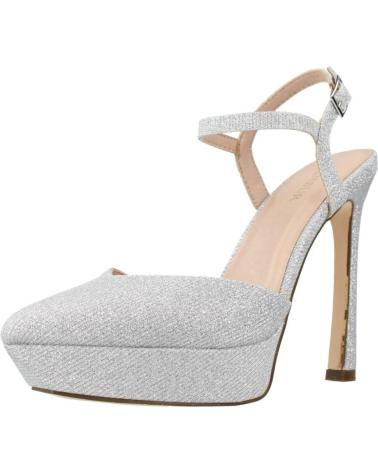 Sandalias de Mujer MENBUR SALON FORMA DESTALONADO PLATA