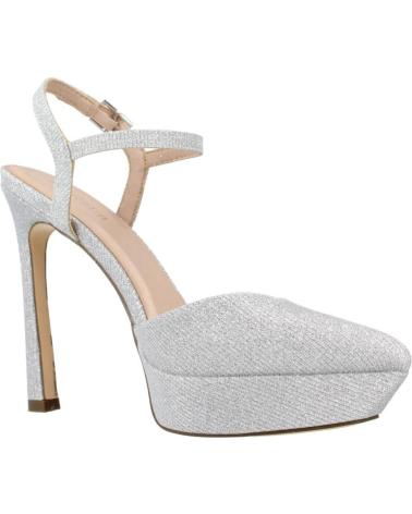 Sandalias de Mujer MENBUR SALON FORMA DESTALONADO PLATA