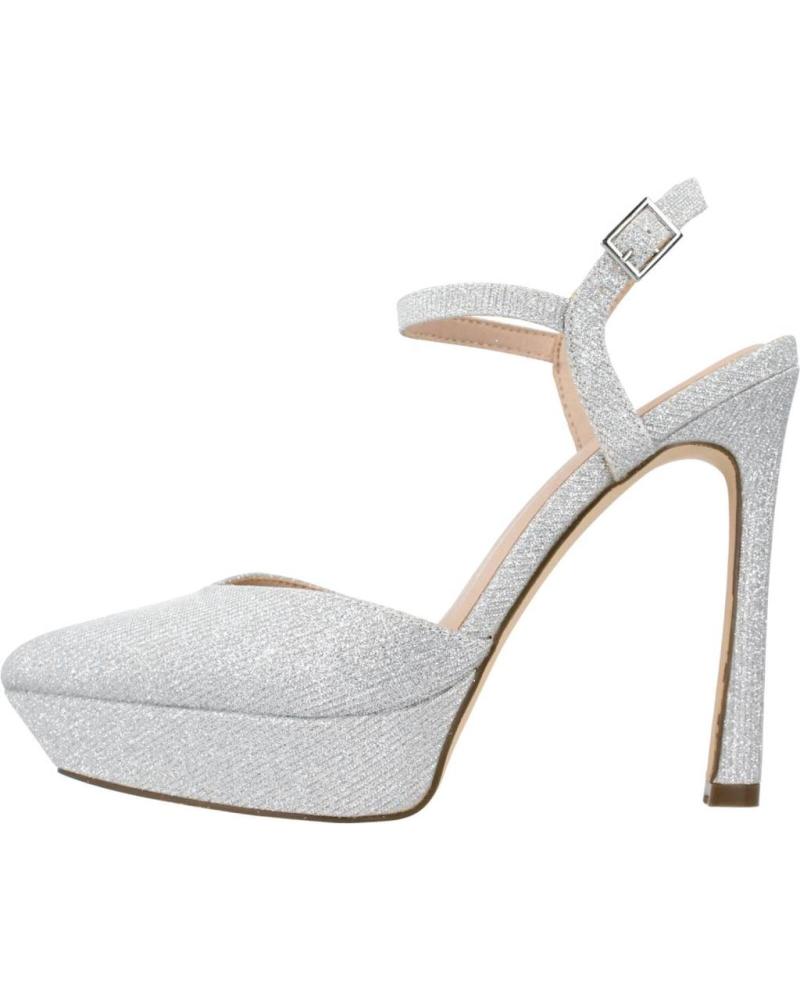 Sandalias de Mujer MENBUR SALON FORMA DESTALONADO PLATA