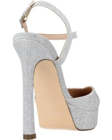 Sandalias de Mujer MENBUR SALON FORMA DESTALONADO PLATA
