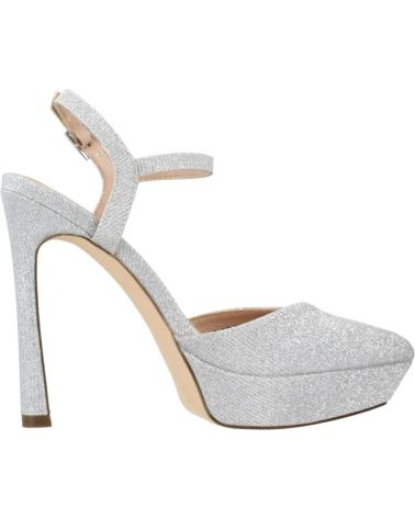 Sandalias de Mujer MENBUR SALON FORMA DESTALONADO PLATA
