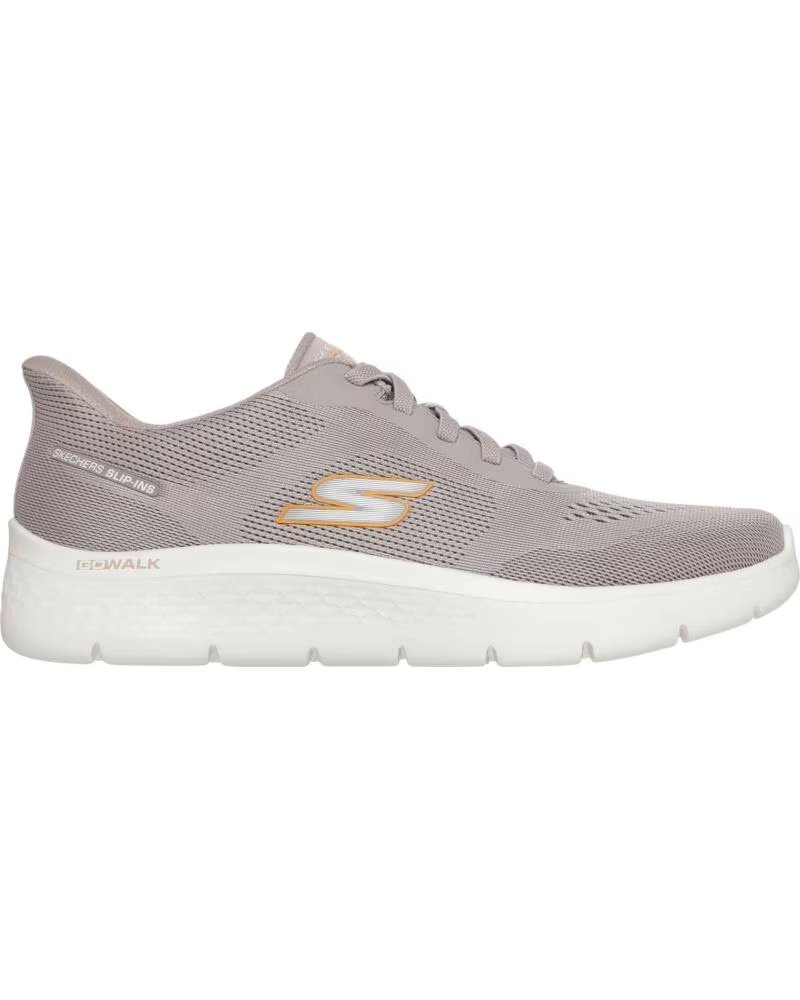 SKECHERS BASKETS HOMME BEIGE SLIP-INS GO WALK