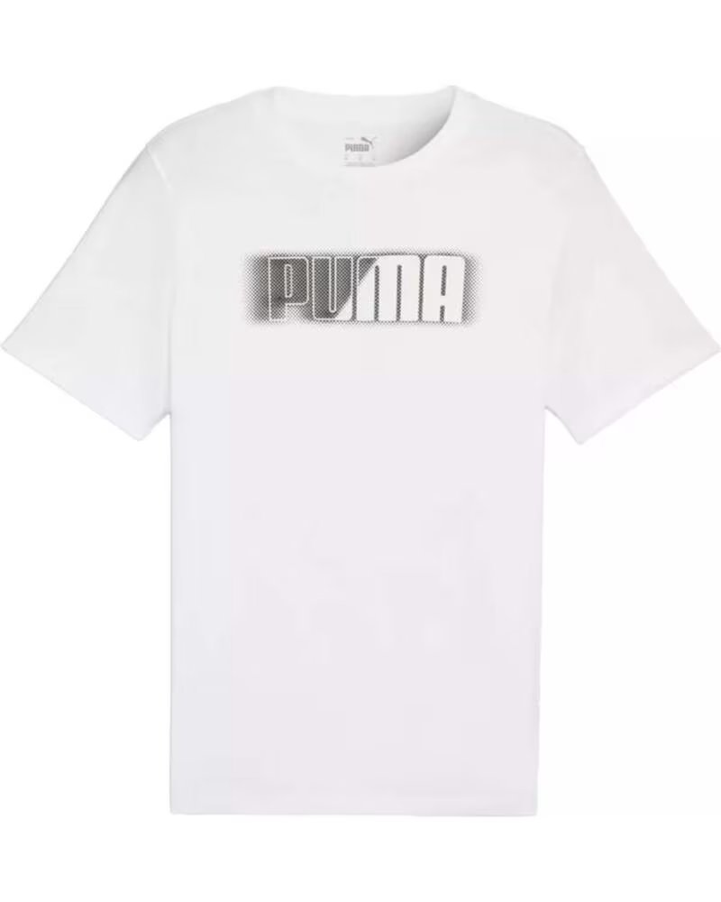 PUMA MAGLIETTA A MANICHE CORTE 680991-02 DA UOMO BIANCO WHITE
