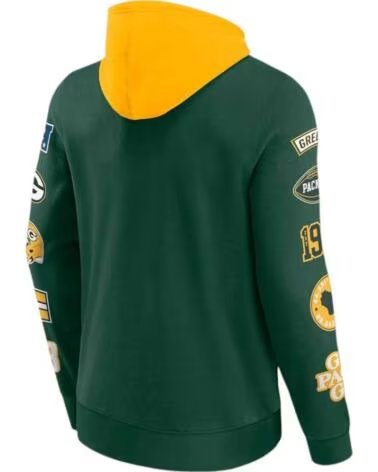 FANATICS FELPA CON CAPPUCCIO DA UOMO VERDE