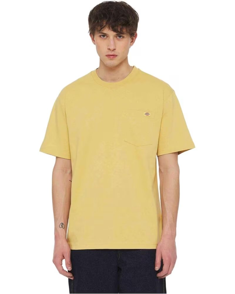 DICKIES T-SHIRT MANICA CORTA CON TASCHINO GIALLO AMARILLO