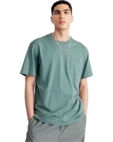 DICKIES HERREN T-SHIRT MIT TASCHE GRÜN VERDE