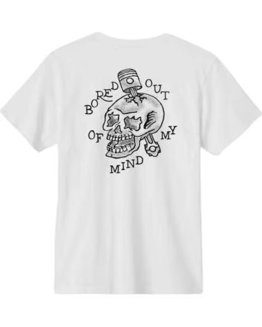 BRIXTON HERREN T-SHIRT WEISS BLANCO