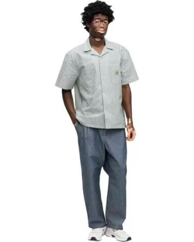 CARHARTT WIP CHEMISE RAYURES MANCHES COURTES HOMME