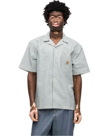 CARHARTT WIP CHEMISE RAYURES MANCHES COURTES HOMME