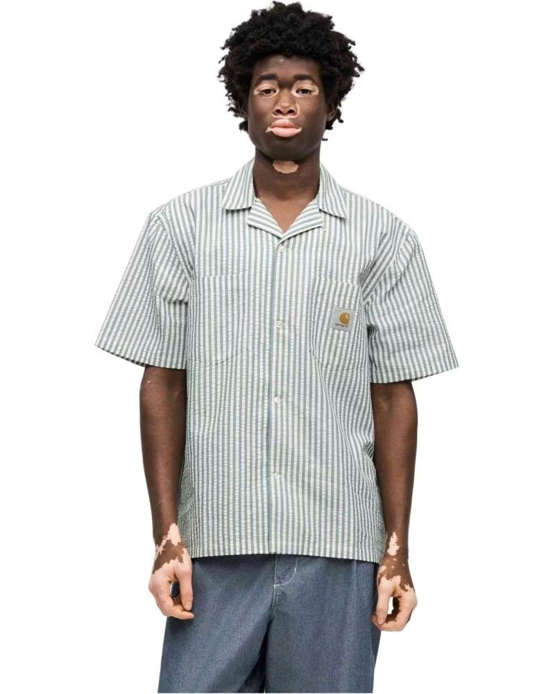CARHARTT WIP CHEMISE RAYURES MANCHES COURTES HOMME
