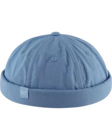 REELL CASQUETTE SANS VISIÈRE DOCKER CAP FOG BLUE MINI RIPSTOP