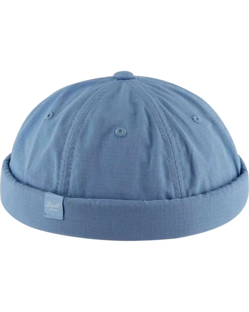 REELL CASQUETTE SANS VISIÈRE DOCKER CAP FOG BLUE MINI RIPSTOP