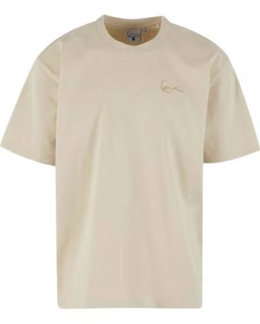 KARL KANI SLOGAN BOXY T-SHIRT BEIGE