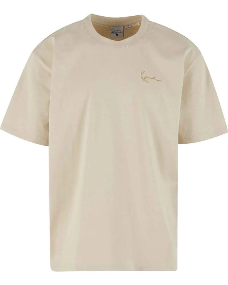 KARL KANI SLOGAN BOXY T-SHIRT BEIGE