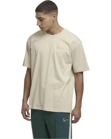 KARL KANI SLOGAN BOXY T-SHIRT BEIGE