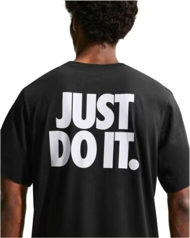 NIKE T-SHIRT A MANICA CORTA DA UOMO NERA NEGRO