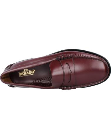 Mocasines de Hombre SEBAGO MOCASINES HOMBRE MODELO 7000300W ANCHO ESPECIAL COLOR BURDEO A2IGARNET