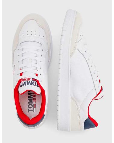 Sportivo per Donna e Uomo e Bambino TOMMY HILFIGER EM0EM00963 CITY TEXTILE CUSPOLE YBR WHITE