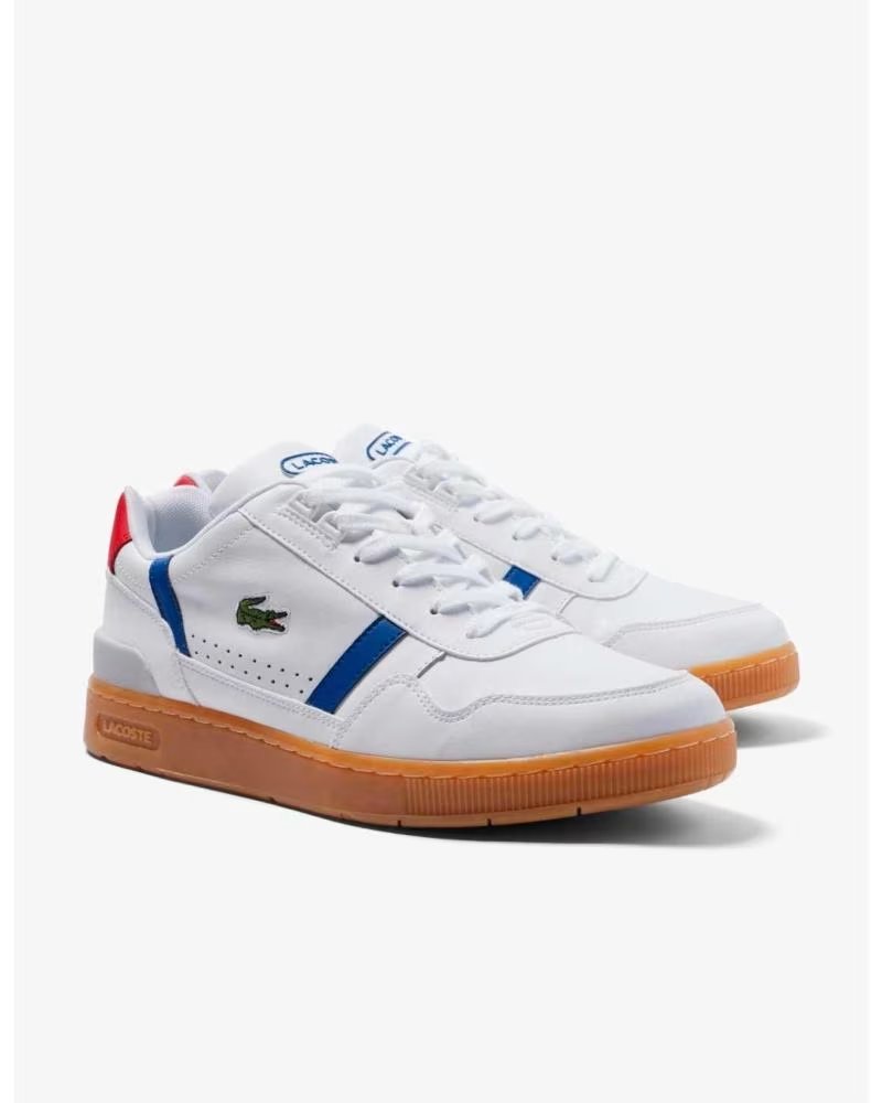Esportes  de Mulher e Homem e Menino LACOSTE 744SMA0031Y37 T-CLIP 222 1 SMA WHITE-GUM