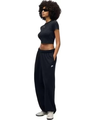 NIKE T-SHIRT CROP HF9538 DA DONNA NEGRO