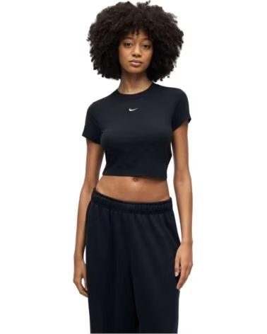 NIKE T-SHIRT CROP HF9538 DA DONNA NEGRO