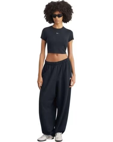 NIKE T-SHIRT CROP HF9538 DA DONNA NEGRO