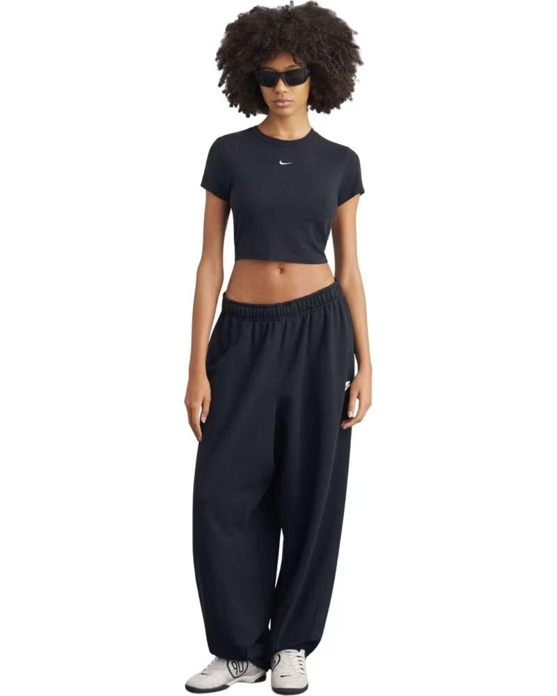 NIKE T-SHIRT CROP HF9538 DA DONNA NEGRO