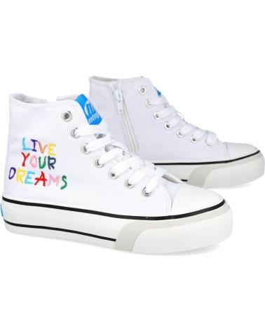 Sportif pour Fille MTNG 48717-C45305 ZAPATILLAS LONA NINA BLANCO
