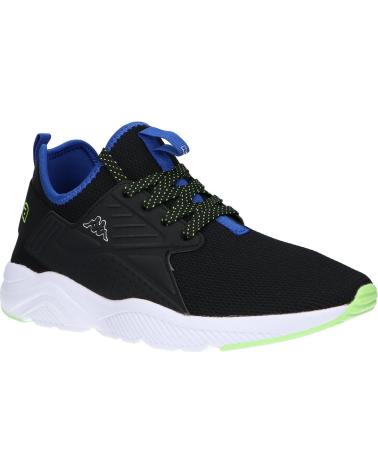 Scarpe sport per Uomo KAPPA 36161RW SAN PUERTO A6R BLACK-GREEN-BLUE