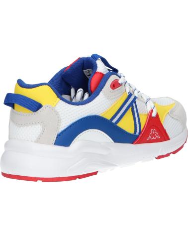 Scarpe sport per Donna e Bambina e Bambino KAPPA 341E4QW LONDON A14 WHITE-RED-BLUE