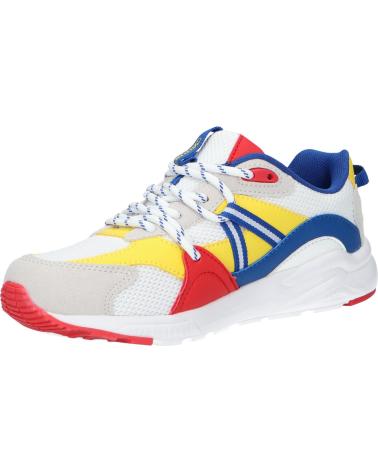 Scarpe sport per Donna e Bambina e Bambino KAPPA 341E4QW LONDON A14 WHITE-RED-BLUE
