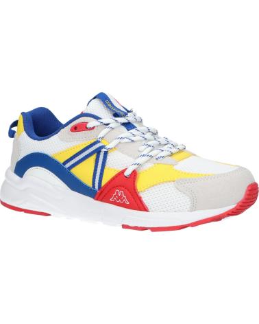 Scarpe sport per Donna e Bambina e Bambino KAPPA 341E4QW LONDON A14 WHITE-RED-BLUE