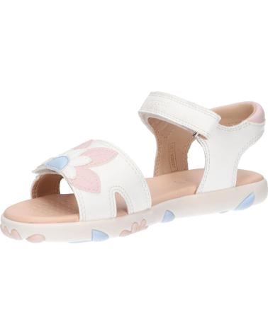 Sandalias de Niña GEOX J358ZA 000BC J S HAITI C1Z8W WHITE-LT ROSE