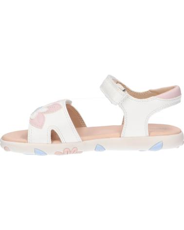 Sandalias de Niña GEOX J358ZA 000BC J S HAITI C1Z8W WHITE-LT ROSE