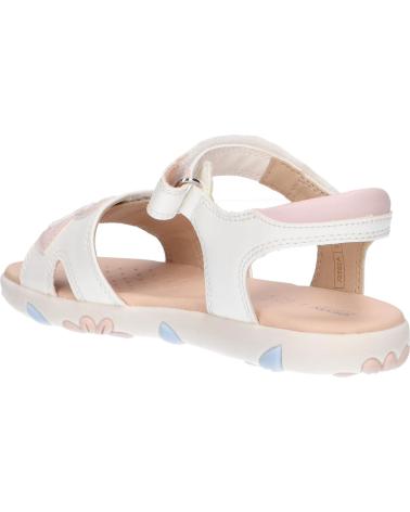 Sandalias de Niña GEOX J358ZA 000BC J S HAITI C1Z8W WHITE-LT ROSE