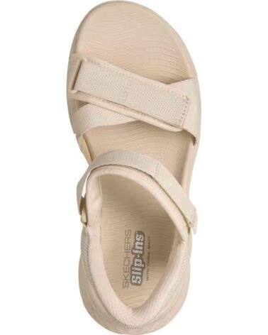 SKECHERS SANDALI DA DONNA BEIGE BEIG