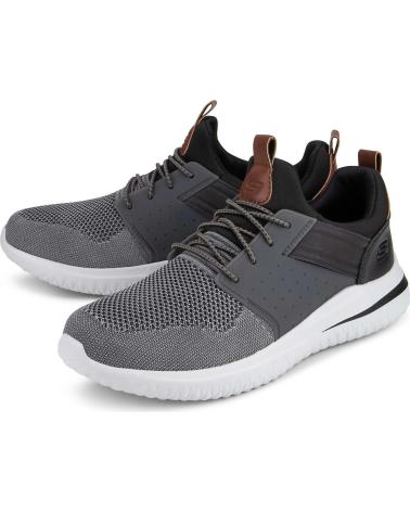 Zapatillas deporte de Hombre SKECHERS ZAPATILLAS DELSON CICADA GRIS