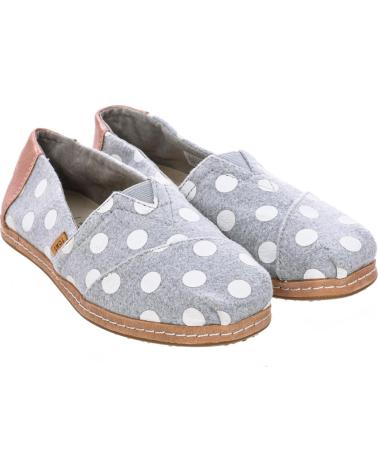 Mocassins pour Femme et Homme TOMS ALPARGATA 10012636 GRIS