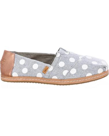 Mocassins pour Femme et Homme TOMS ALPARGATA 10012636 GRIS